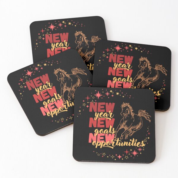Item preview, New Year, New Goals, New Opportunities - Year of the Horse designed and sold by LadyInEverGreen.