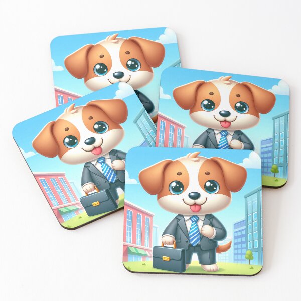 Item preview, Cute Lawyer Dog Cartoon designed and sold by CuteThingsWorld.