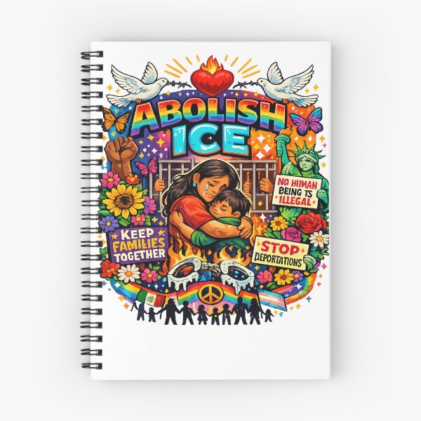 Item preview, Abolish ICE Vibrant Resistance Poster designed and sold by AntonioJ8.