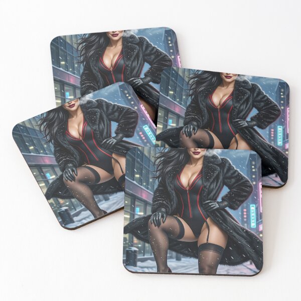 Item preview, Cassandra Snowy Midnight City Street Stroll designed and sold by CathryneDelamort.