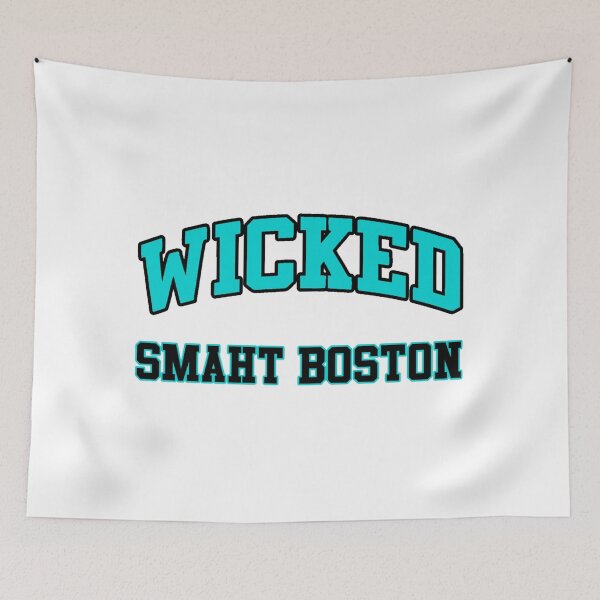 Item preview, Wicked Smart Boston Typography Statement designed and sold by WEALLSTUDENTS.