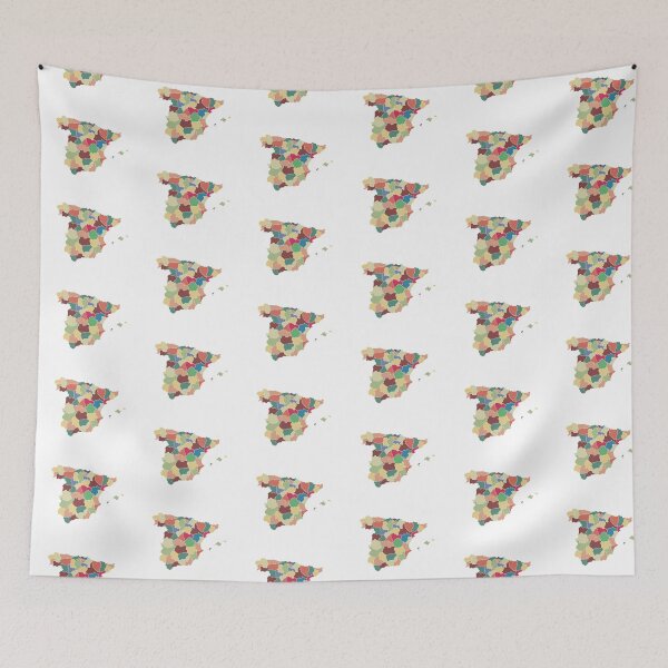 Item preview, Spain Map Sticker — Abstract Colourful Art designed and sold by iampaulmorris.