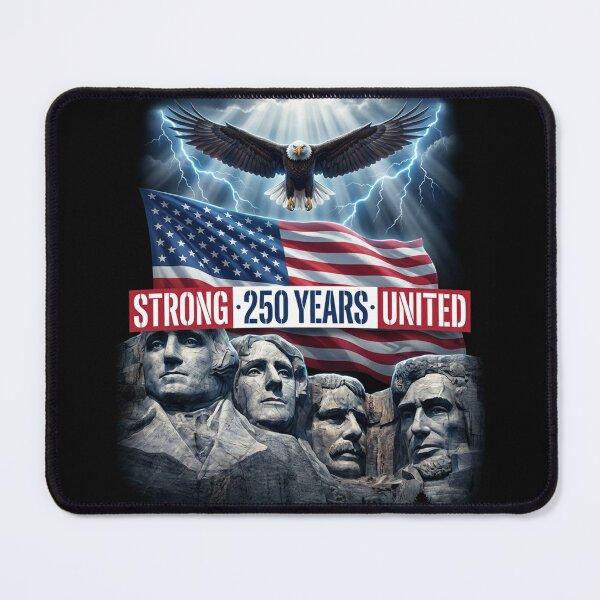Item preview, Rushmore Presidents 250th Flag Fusion Poster designed and sold by JaaCreativeShop.
