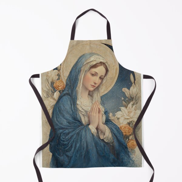 Item preview, Saint Mary in Blue with Halo designed and sold by Oldetimemercan.