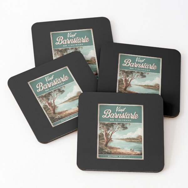 Item preview, Vintage Bairnsdale Victoria Travel Poster Design designed and sold by kndzxf.