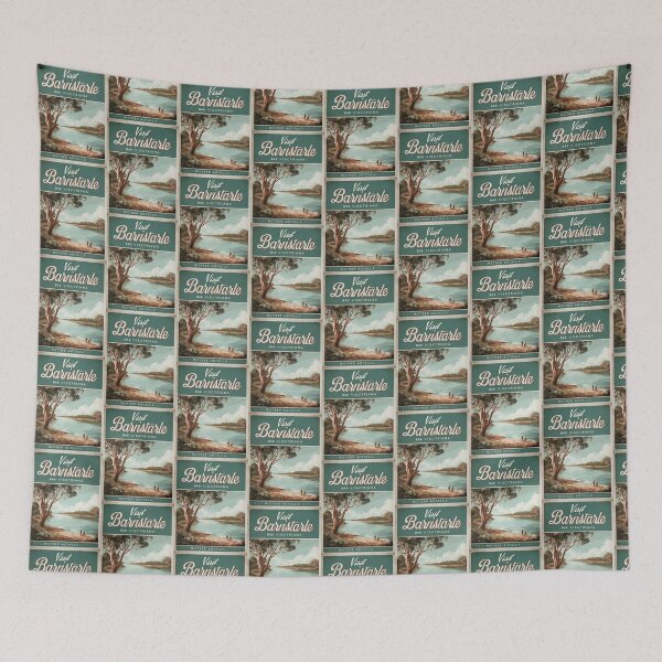 Item preview, Vintage Bairnsdale Victoria Travel Poster Design designed and sold by kndzxf.
