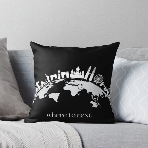 Item preview, Where To Next World Travel Landmarks Skyline designed and sold by Digital Muse 7.