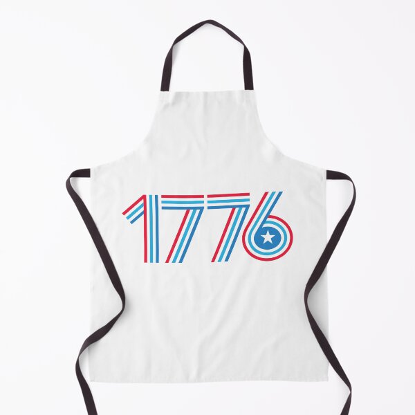 Aperçu de l'œuvre Vintage 1776 America - Rayures rouges et bleues audacieuses patriotiques créée et vendue par SaltCreatives.