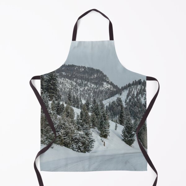 Item preview, Snow-packed Roads in Yellowstone National Park designed and sold by SafariByMarisa.