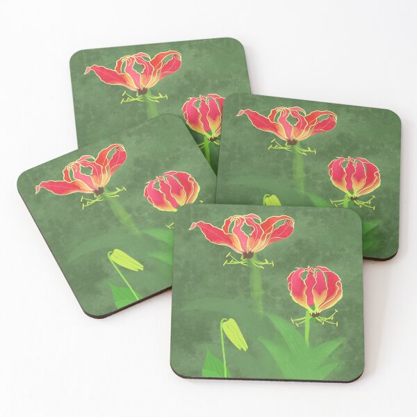 Item preview, Flame Lily watercolor designed and sold by EBParsley.
