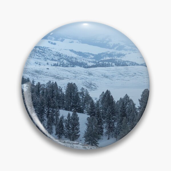 Item preview, Cold Winter Morning in Yellowstone with Moose designed and sold by SafariByMarisa.