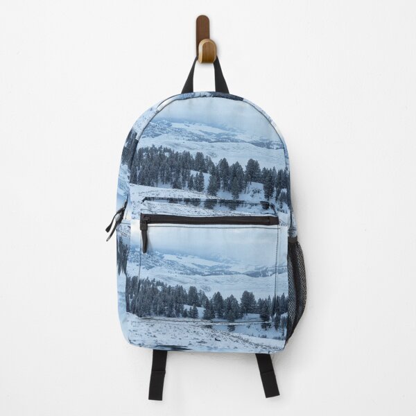 Item preview, Cold Winter Morning in Yellowstone with Moose designed and sold by SafariByMarisa.