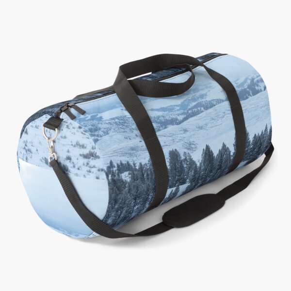 Item preview, Cold Winter Morning in Yellowstone with Moose designed and sold by SafariByMarisa.
