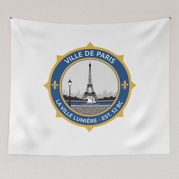 Item preview, Classic Paris City of Light Emblem designed and sold by k3rstman1.
