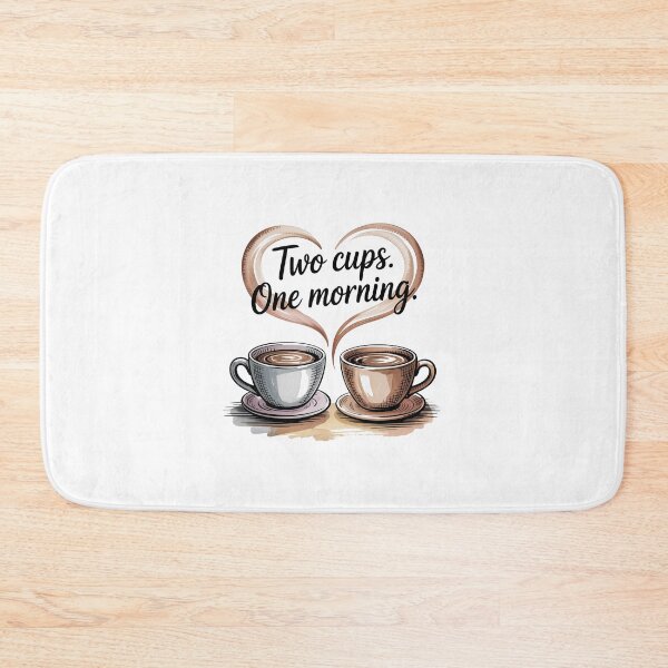 Item preview, Two Cups One Morning designed and sold by Vintage Shapes.