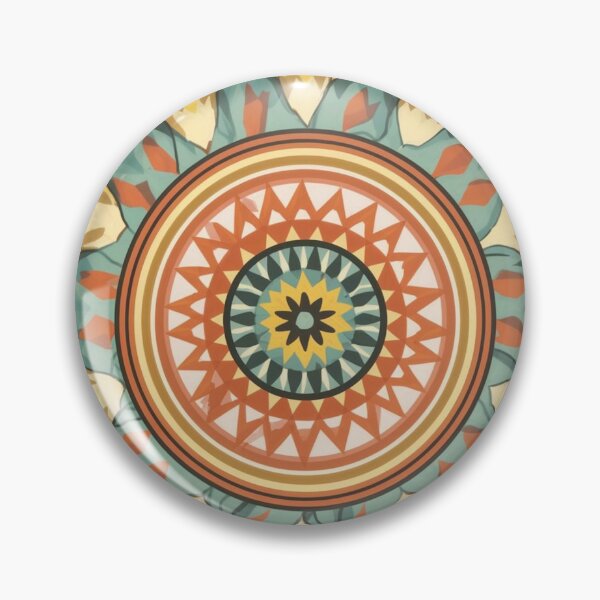 Aperçu de l'œuvre Mandala de tournesol bohème, art populaire, jaune turquoise créée et vendue par Ed & Harmony.