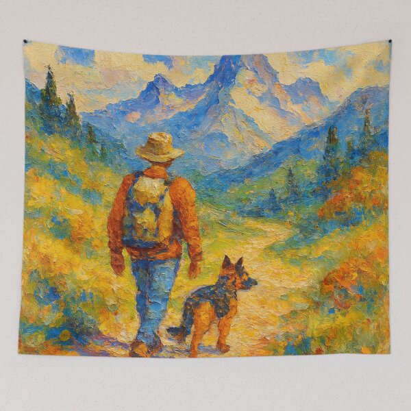 Item preview, A Walk in the Mountains designed and sold by TinCatOutPost.