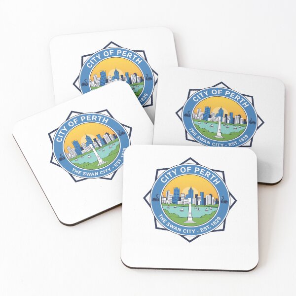 Item preview, Perth City Swan City Skyline Australia Est 1829 designed and sold by k3rstman1.