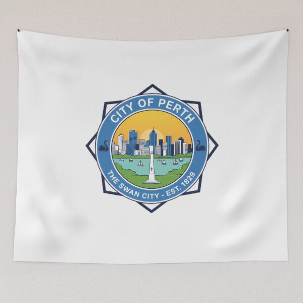 Item preview, Perth City Swan City Skyline Australia Est 1829 designed and sold by k3rstman1.