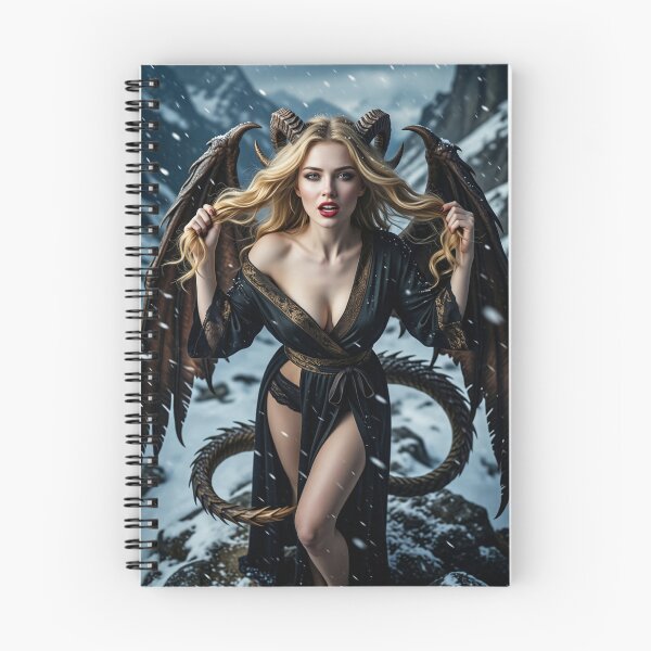 Item preview, Beautiful Woman Posing In The Snow designed and sold by CathryneDelamort.