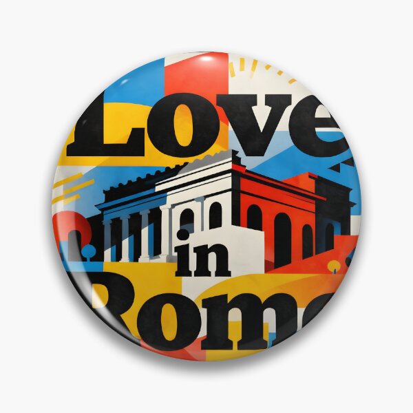 Item preview, Love in Rome – Palace of Italian Civilization Colorful Art designed and sold by FreeFromDefault.