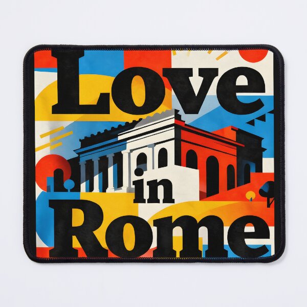 Item preview, Love in Rome – Palace of Italian Civilization Colorful Art designed and sold by FreeFromDefault.