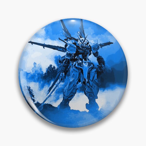 Item preview, blue full armor Astray Red Frame on fire designed and sold by sabartgunpla.