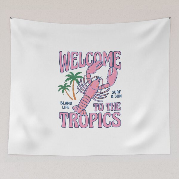 Item preview, Welcome to the tropics – sea lobster designed and sold by LuloCreative.