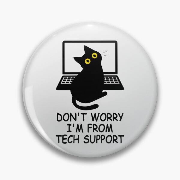Item preview, I'm from tech support funny office cat designed and sold by PurrfectHome.