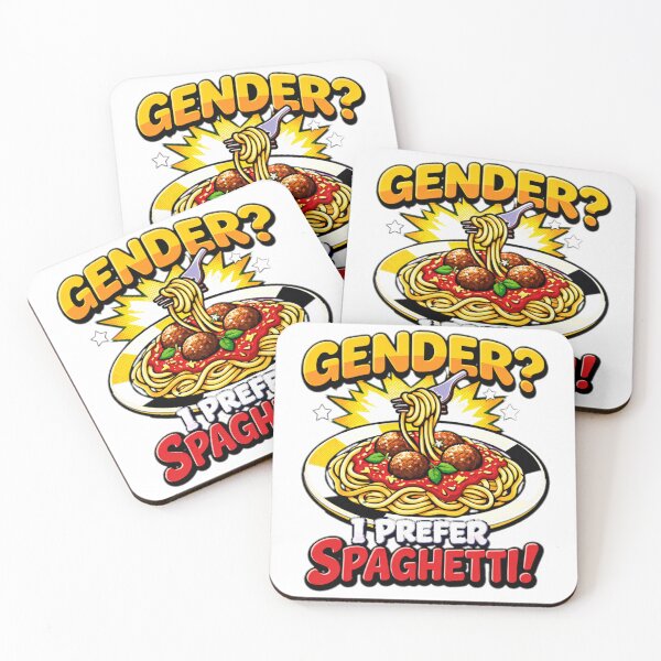 Item preview, Gender? I Prefer Spaghetti! Funny Foodie Pride designed and sold by rainbowgremlin.