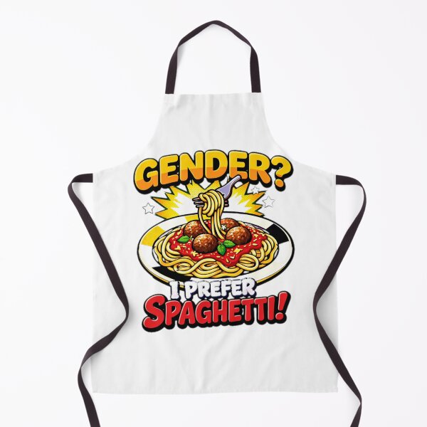 Item preview, Gender? I Prefer Spaghetti! Funny Foodie Pride designed and sold by rainbowgremlin.