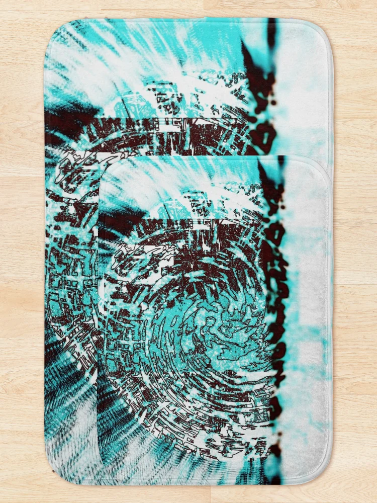 Thumbnail 5 of 6, Bath Mat, World Maker designed and sold by Andy Rhodes Art.