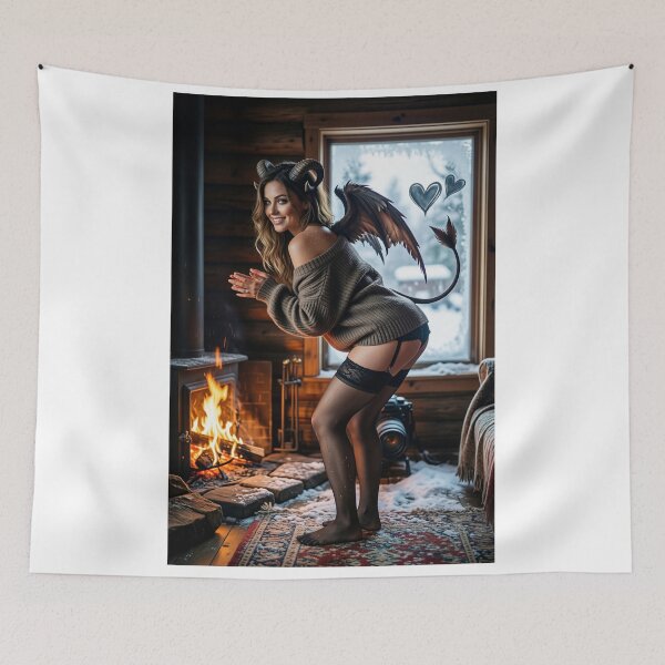 Item preview, Succubus in Sweater by Snowy Window designed and sold by CathryneDelamort.