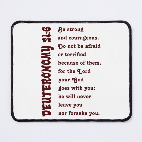 Item preview, Deuteronomy 31:6 designed and sold by BelieversOTW.