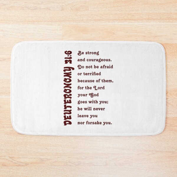 Item preview, Deuteronomy 31:6 designed and sold by BelieversOTW.