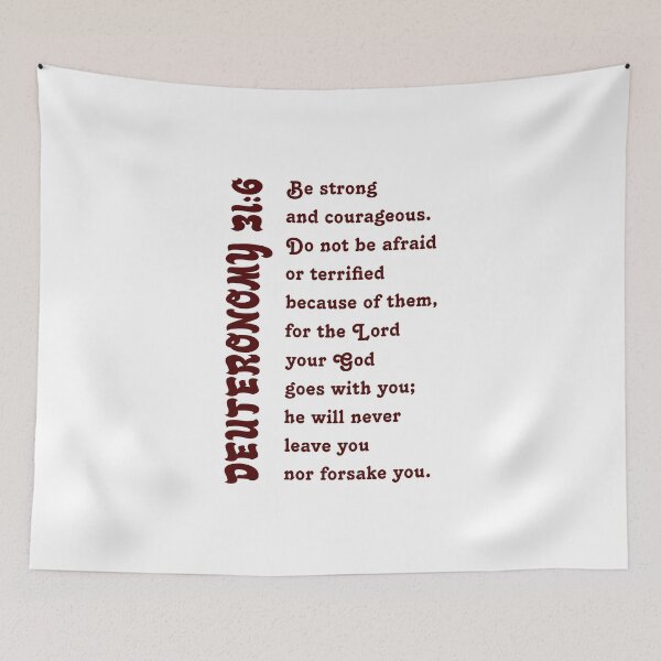 Item preview, Deuteronomy 31:6 designed and sold by BelieversOTW.