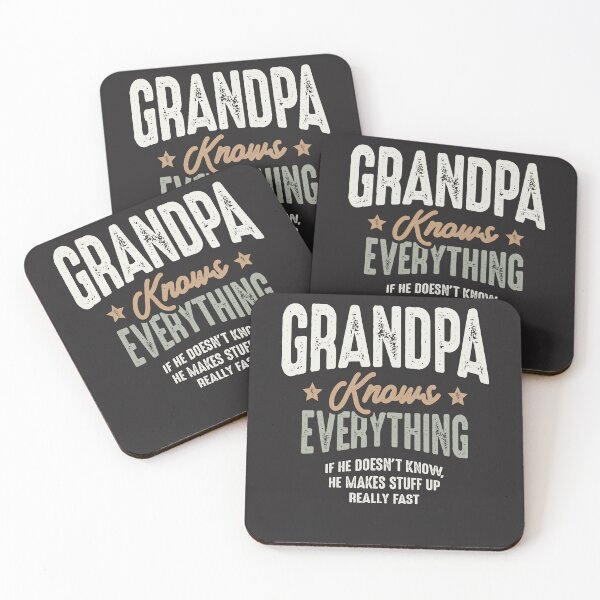 Item preview, Grandpa Knows Everything Funny Wise Grandpa Saying designed and sold by cidolopez.
