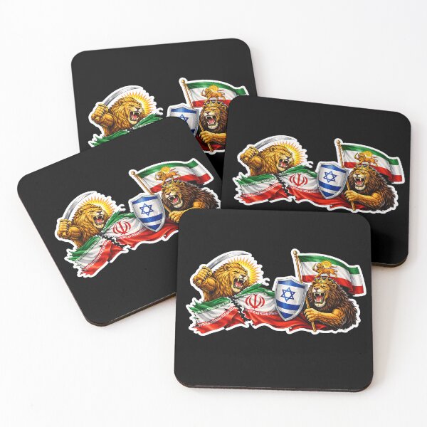 Item preview, #FreeIran - Crowned Lion & Sword / Persian Royal Symbol // Persian Lion of Legacy – Free Iran Royal Resistance Art designed and sold by YG - YiddisheGesheft.