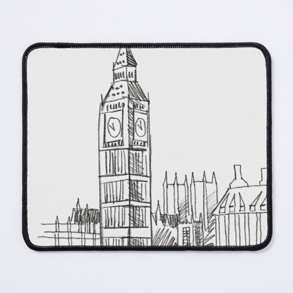 Item preview, Big Ben London Westminster Architecture Sketch designed and sold by Digital Muse 7.