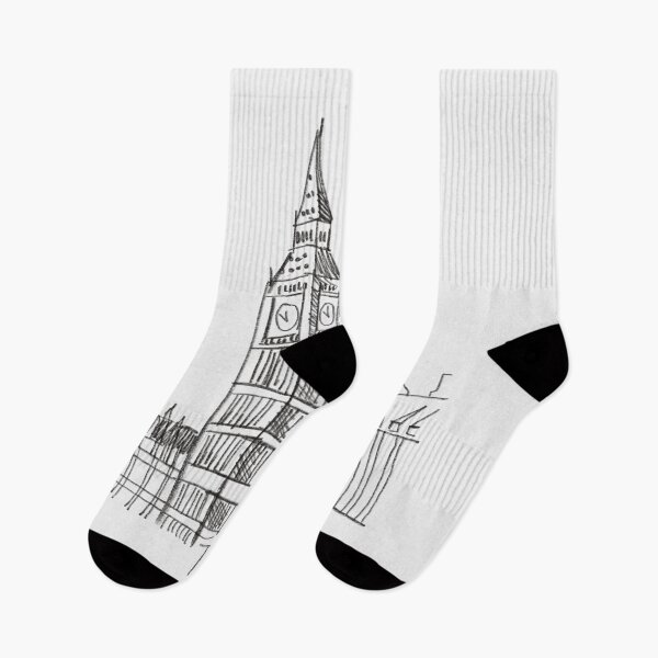 Item preview, Big Ben London Westminster Architecture Sketch designed and sold by Digital Muse 7.