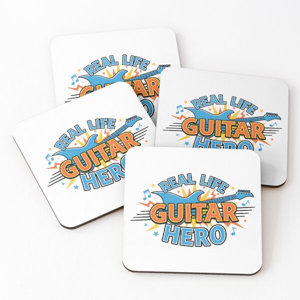 Item preview, Real Life Guitar Hero – Funny Guitarist Musician T-Shirt designed and sold by Muzgle.