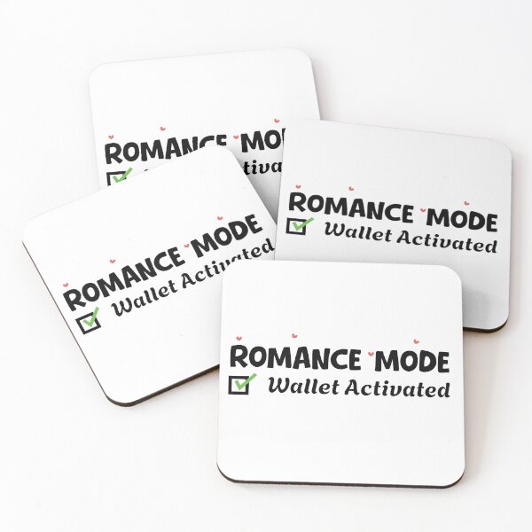 Item preview, Funny Valentine’s Day Design – Romance Mode Wallet Activated – Cute Love Pun Quote Graphic designed and sold by MassiveAngle.