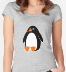 Penguin 1. Women's Fitted Scoop T-Shirt