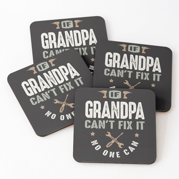 Item preview, If Grandpa Can't Fix It No One Can Funny Handy Grandpa Quote designed and sold by cidolopez.