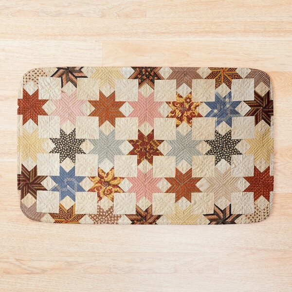 Item preview, Colorful Vintage Stars Quilt designed and sold by AnimaliaStar.