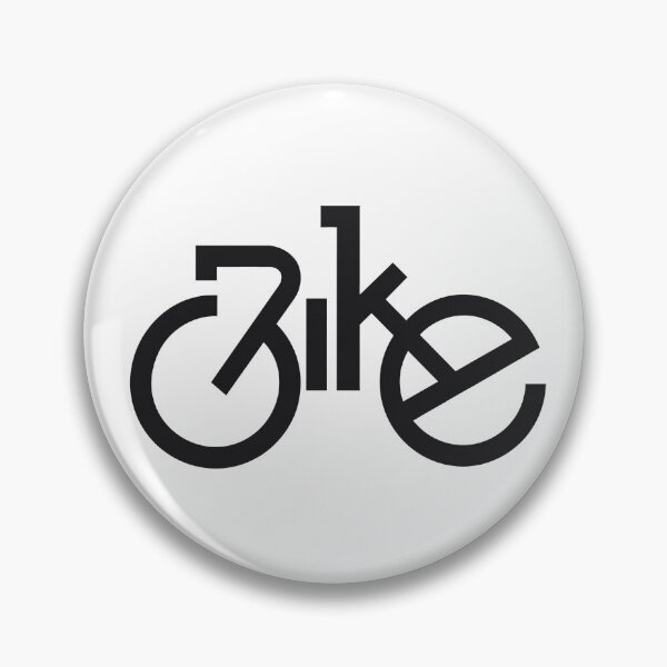 Item preview, Modern Minimalist Bicycle Lettering Art designed and sold by TypoMotion.