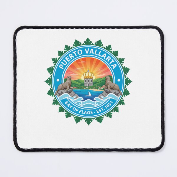 Item preview, Puerto Vallarta Bay of Flags Mexico Seal designed and sold by k3rstman1.