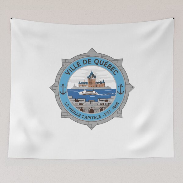 Item preview, Quebec City Emblem Historic Landmark Travel Souvenir designed and sold by k3rstman1.