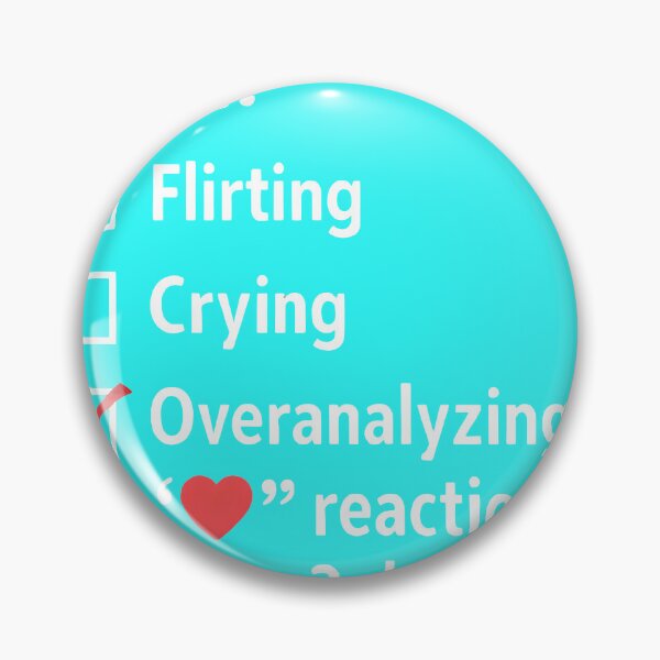 Item preview, Overanalyzing a ❤️ Reaction – Nerdy Humor for Geeks Who Feel Too Much designed and sold by LavIsInTheAir.