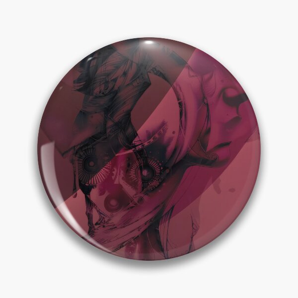 Item preview, Crimson Persona – Abstract Fragmented Portrait designed and sold by NizuCaCi.